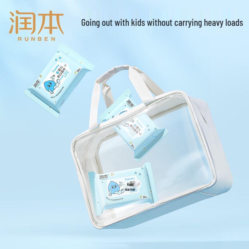 RUNBEN Детские салфетки для рук и рта