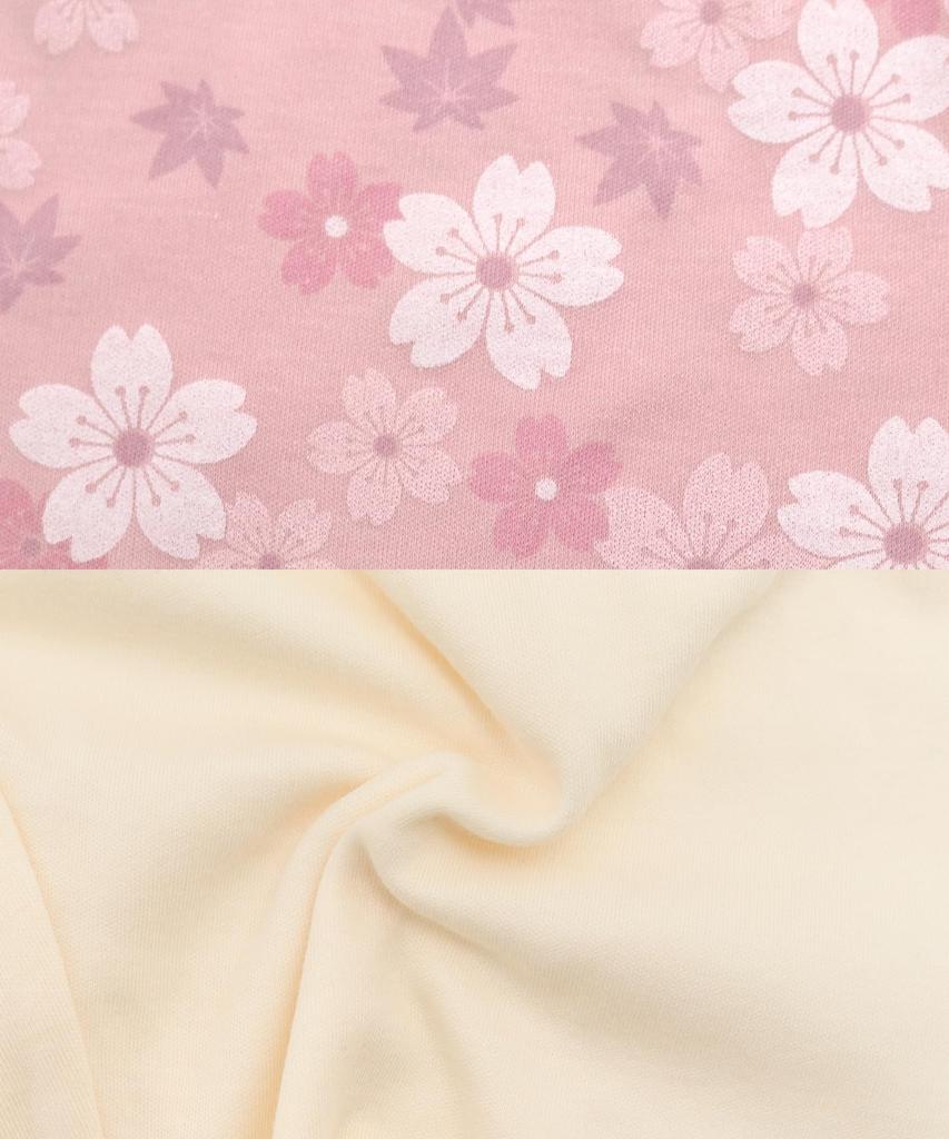 Комбинезон хакама для девочек, детский комбинезон хакама, цветущая вишня [KYOETSU] (70, Розовый)