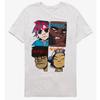 Gorillaz Британская Виртуальная Группа Уличный Беспризорник Повседневная Футболка Роскошный Бренд Группы для Мужчин и Женщин Топ 2026