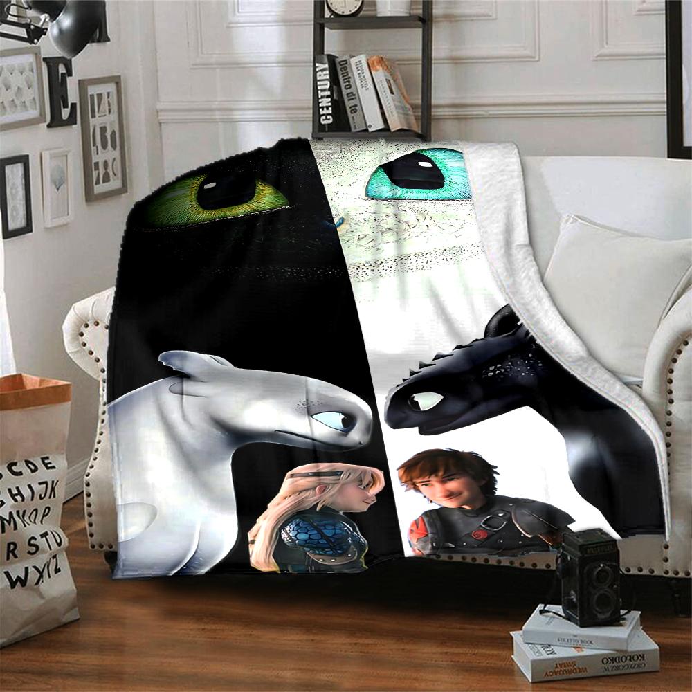 Dragons Friendship Blanket Soft Throw Blanket For Home Bedroom Bed Sofa Travel Office Solid Christmas Blanket