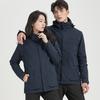 Three-in-one Down Liner Cold Jacket Women's Outdoor All-weather Waterproof Graphene Warm Jacket Men's Group Buying