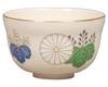 Miyachi Eikou Matcha Diameter X Height Ninsei Shinkiku Paper Boxed Bowl, White, Size 12.4cm 7.8cm, Paulownia,