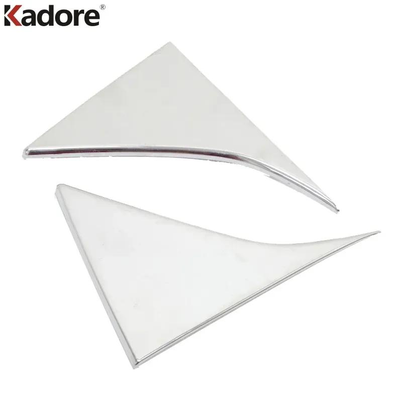 Rear Window Spoiler Cover Trim For KIA Sportage 2016 2017 2018 Chrome Car Side Wing Triangle Frame Trims Accessories