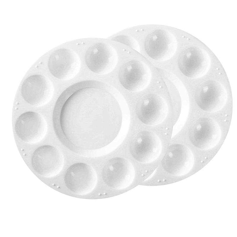 Palette 10 Grid Art Paint Tray Artist Watercolor Plastic Mixing Palette Supplies