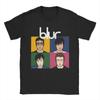 Минималистичная графическая футболка Blur Vintage черная с красно-белым логотипом