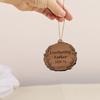 Names of Jesus Decorations Wooden Jesus Themed Hanging Ornaments Rustic Religious