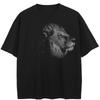 Streetwear Lion Graphic T-Shirt Cotton Tshirt Unisex Tops Tees Summer Short Sleeves T Shirt