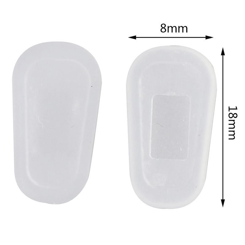 2 Pairs Embedding Anti-Slip Silicone Nose Pads for Eyeglasses Glasses Spectacles