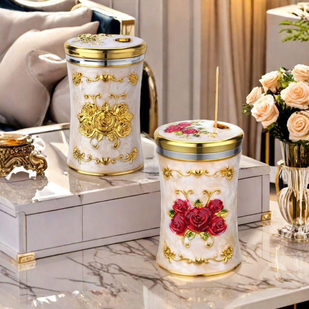 Thickened European-style Toothpick Box Safety Desk Toothpick Holder  Coffee Table