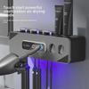 Wall-Mounted UV Sterilizing Electric Toothbrush Holder and Dryer