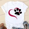 Women T-shirts 90s Love Pug Dog Ladies Fashion Clothing Short Sleeve Cartoon Clothes Spring Summer Female Tee Graphic Tshirt
