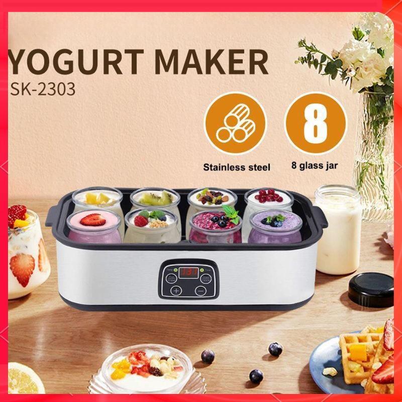 Professional Homemade Yogurt Maker Multifunctional Automatic Yogurt Machine Household Stainless Steel Food Processing Equipment
