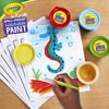 Набор для рисования твердыми красками Crayola без воды (5 цветов) с 20 листами для рисования (предмет номер. 541092) - Подлинный продукт