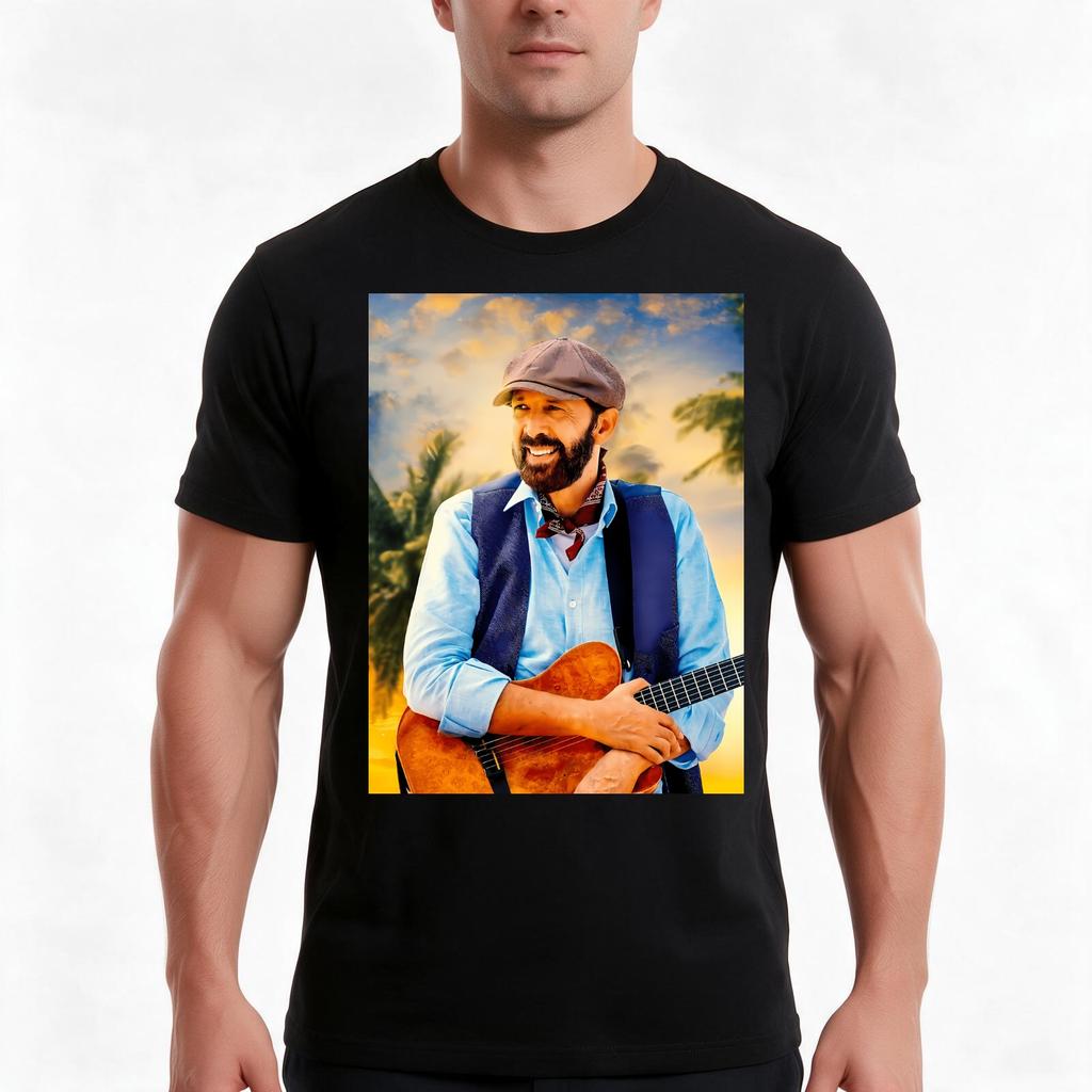 Juan Luis Guerra Singer Juan Luis Guerra Tshirt Summer Casual Cotton Tee Oversized Streetwear Tops Vintage Graphic Print