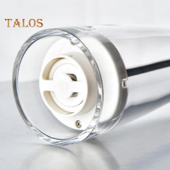 Машинка для специй, нескользящая ручка, абразивный материал, видимый дизайн, практичная портативная мельница для перца 6/8 дюйма, солонка, кухонный инструмент, кухонный гаджет