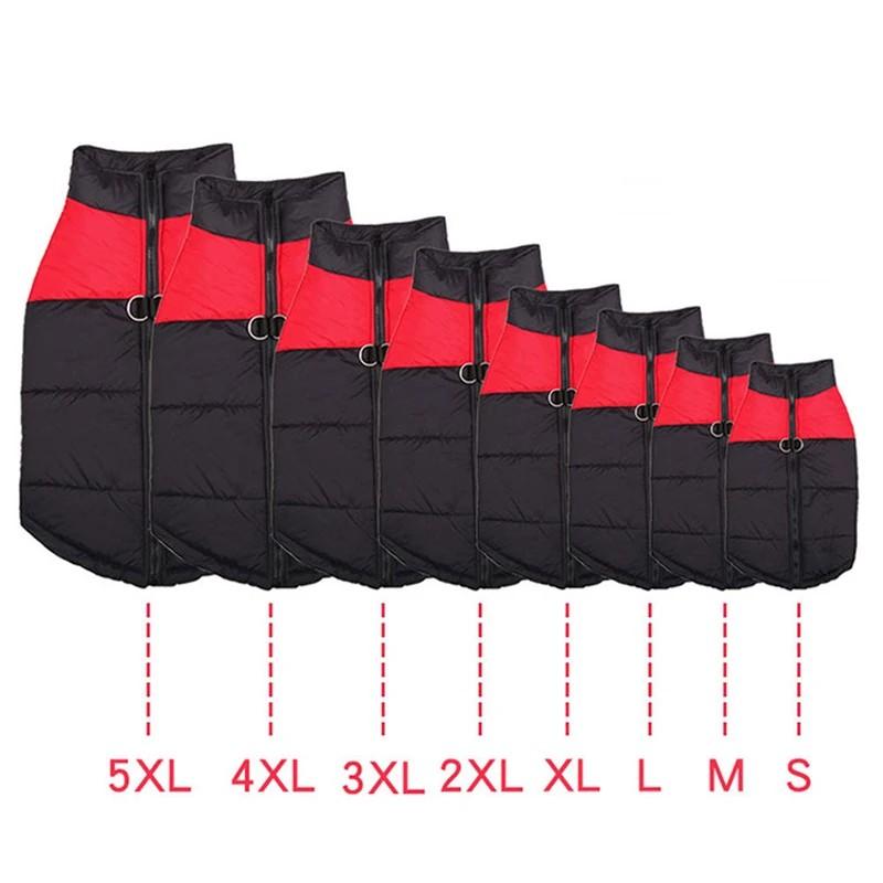 Рождественская мягкая зимняя теплая рождественская одежда для собак, водонепроницаемый жилет для домашних животных, куртка на молнии для маленьких, средних и больших собак, мопсов