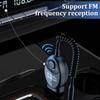 Беспроводной FM-передатчик Bluetooth 5.3 Автомобильный аудиопередатчик USB-питание Bluetooth-аудиоприемник MP3-плеер Автомобильный комплект Handsfree