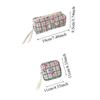 Large Capacity Y2K Cherry Pencil Case Checkered Cartoon Cherry Makeup Bag Korean Pencil Bag  Gifts