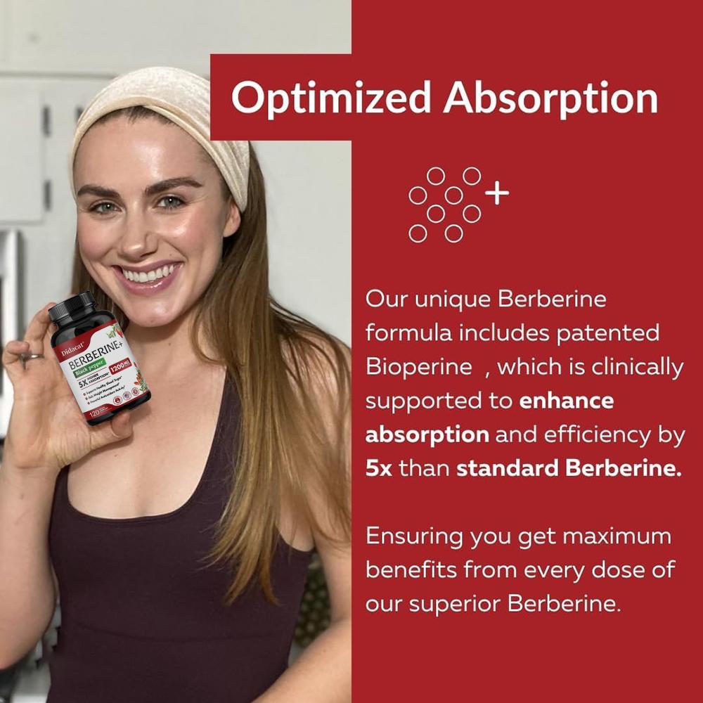 Organic Herbal Extracts 1200 Mg Dietary Supplement, With Bioperine, 120 Capsules