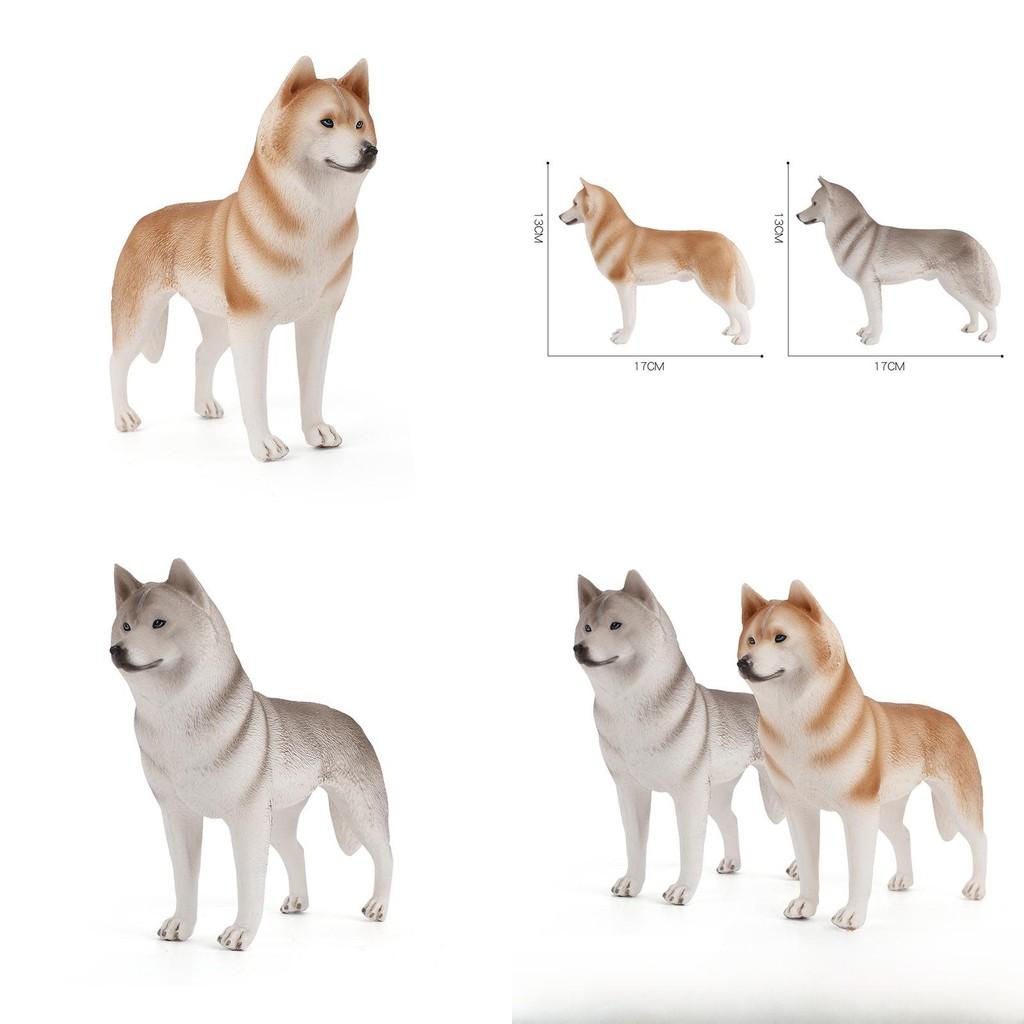 Pvc Husky Figurine Collectible For Home Office Decor And Animal Fans