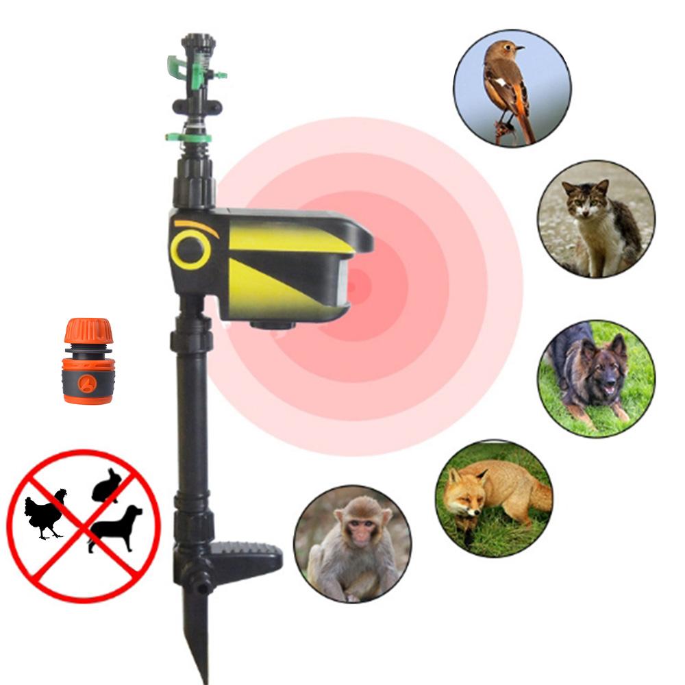Solar Mouse Repellent Sprinklers for Yard Motion Activated Bird Deterrents for Outside Coyote