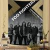 Группа Foo Fighters Настенный гобелен Арт-печать Японский настенный гобелен Аниме Настенное панно Декор для дома