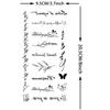 1 Sheet Black Butterfly Temporary Tattoos For Women Adults Fake Water Transfer Letter Tattoo Sticker Neck Hands