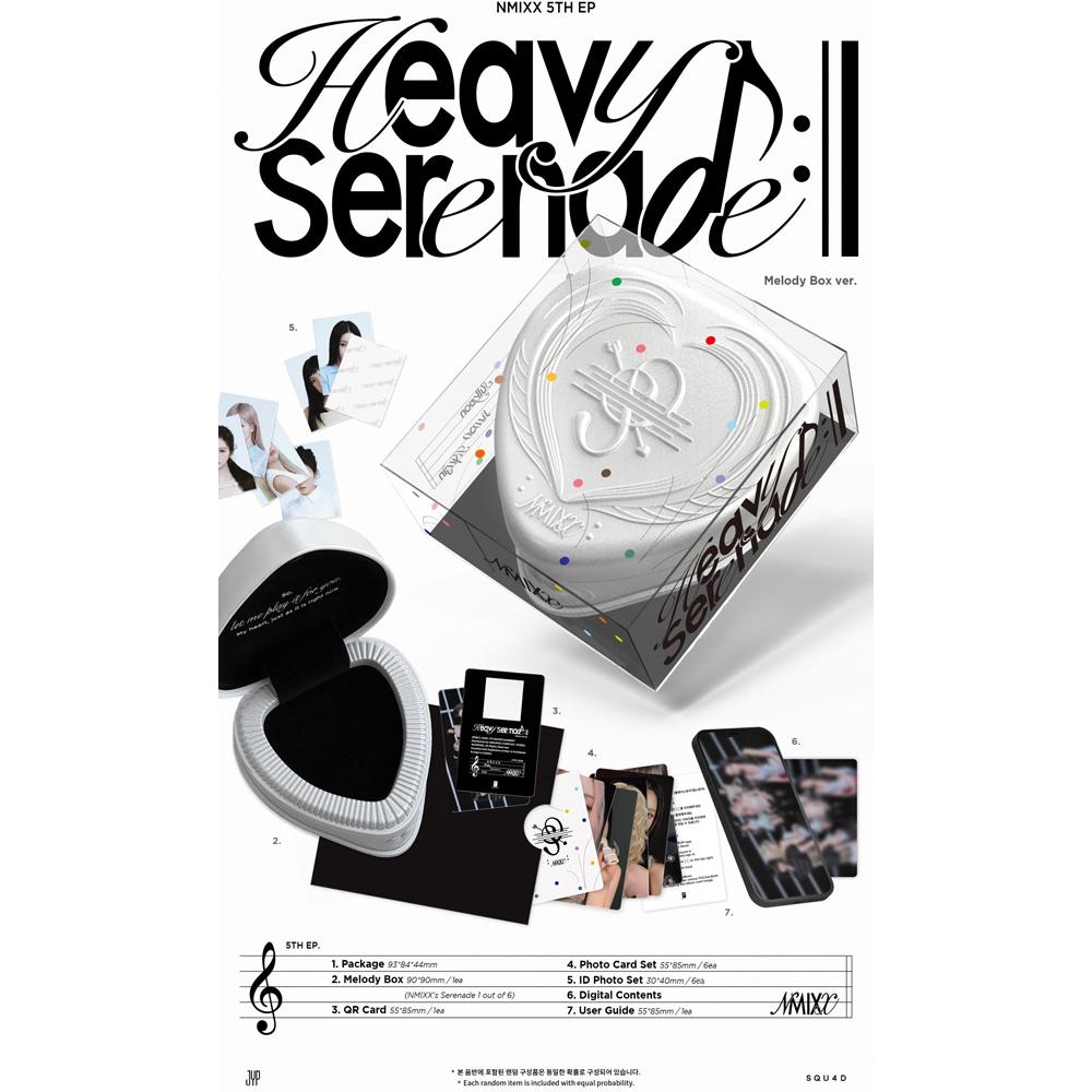 [Pre-Order] NMIXX Heavy Serenade Kpop Album Photocard Official Limited Melody Box Version