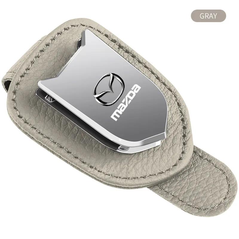 For Mazda 2 3 5 6 BL BM GJ cx30 MX30 cx3 cx9 x9 cx5 x5 cx8 MX5 Car multifunctional glasses holder sunglasses holder card holder