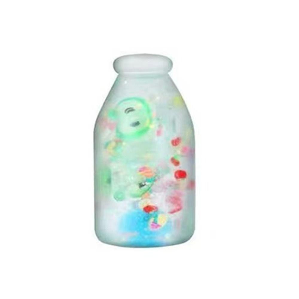 Random Color Transparent Bottle Fidget Toys Transparent Maltose Bottle Squishy Toy DIY Creative