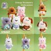 Cute Capybara Dog Koala Plush Keychain With Soft Polyester Filling For Bags And Gifts