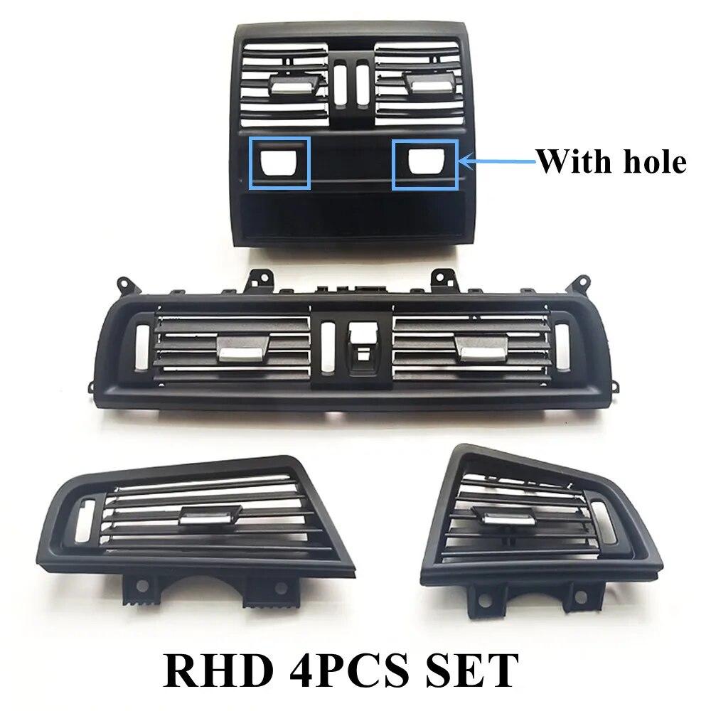 Автомобильный салон центральный задний кондиционер вентиляционная решетка воздухозаборник крышка комплекты для BMW 5 серии F10 F11 520 525 530 535