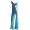 Women's Ladies Plus Size Loose Stripe Sleeveless V-Collar Long Dress Maxi Dress