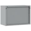 Tool Cabinet with Storage Black and Gray 50 x 25 x 35 cm