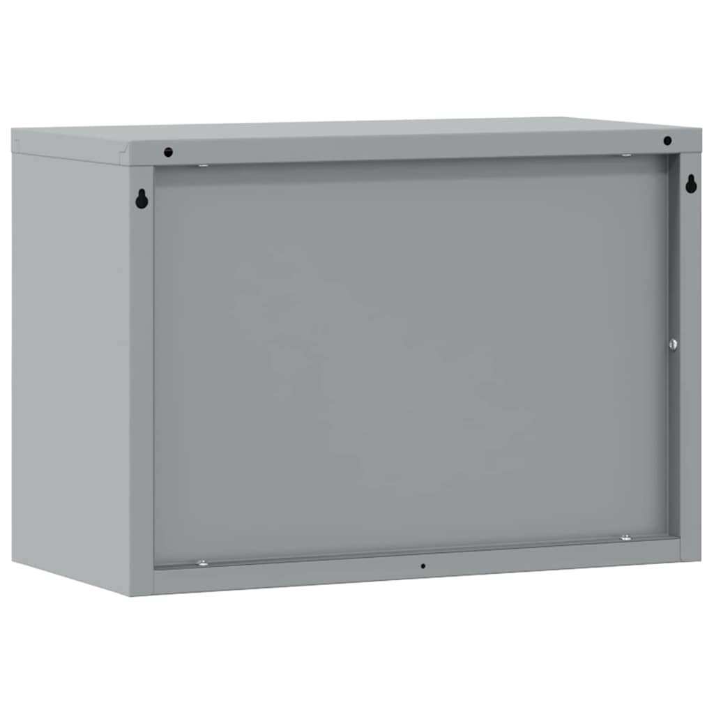 Tool Cabinet with Storage Black and Gray 50 x 25 x 35 cm