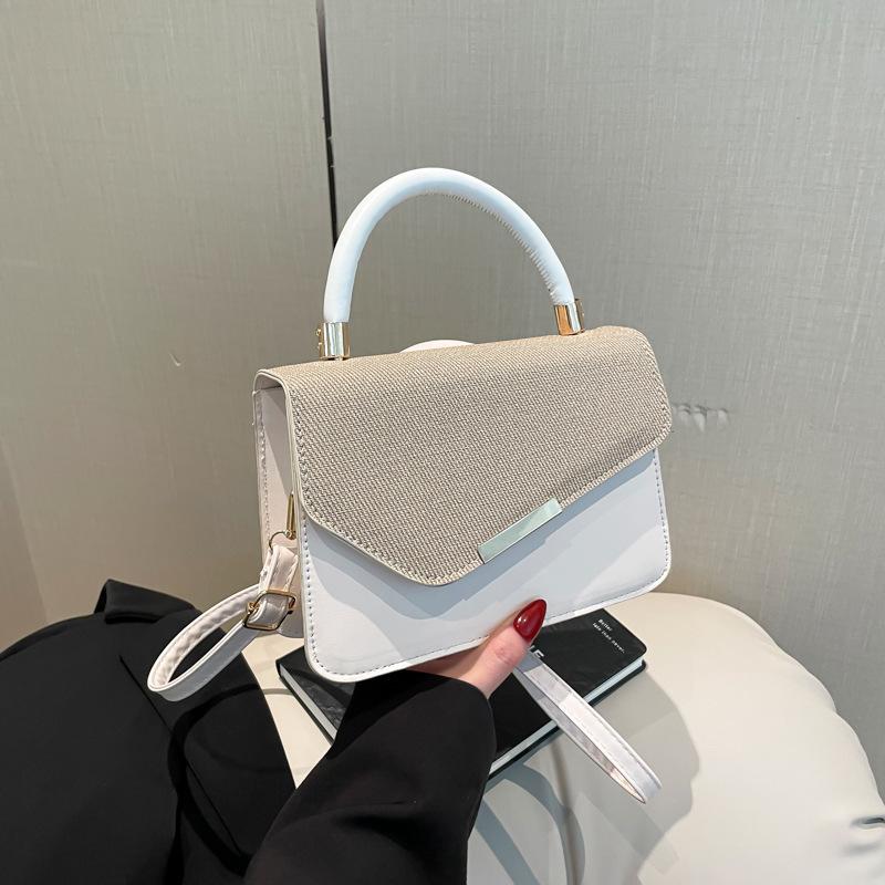 New Women's Bag 2025 Trendy Locomotive Style Leather Strip Decorative Underarm Bag Fashionable Commuter Women's Shoulder Bag