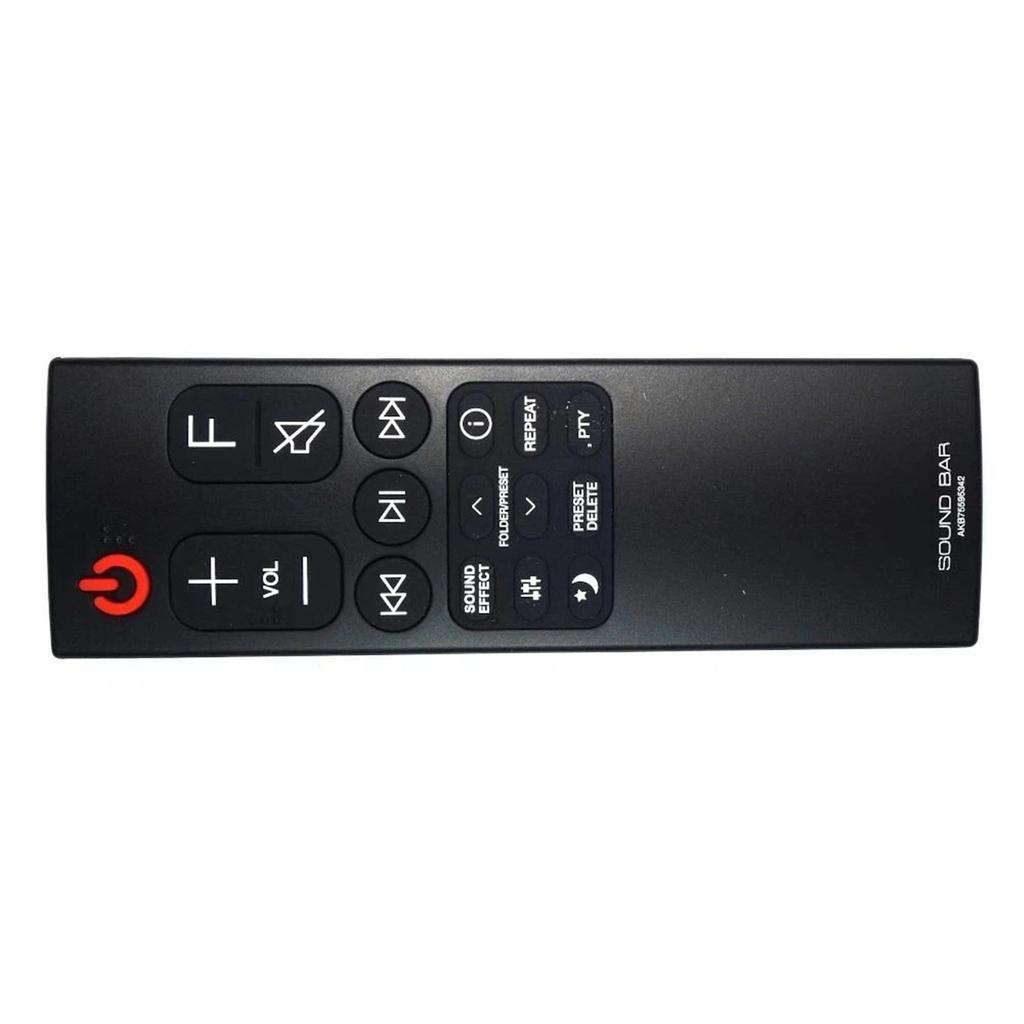 Replacement AKB75595341 Remote Control Compatible with LG Soundbar SN4D SL4Y LAS454B SK5DE