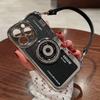Роскошный чехол-подвеска для камеры с ремешком для iPhone 15 14 13 Pro Max, противоударный чехол для iPhone 15 Plus, кожаный чехол, аксессуары