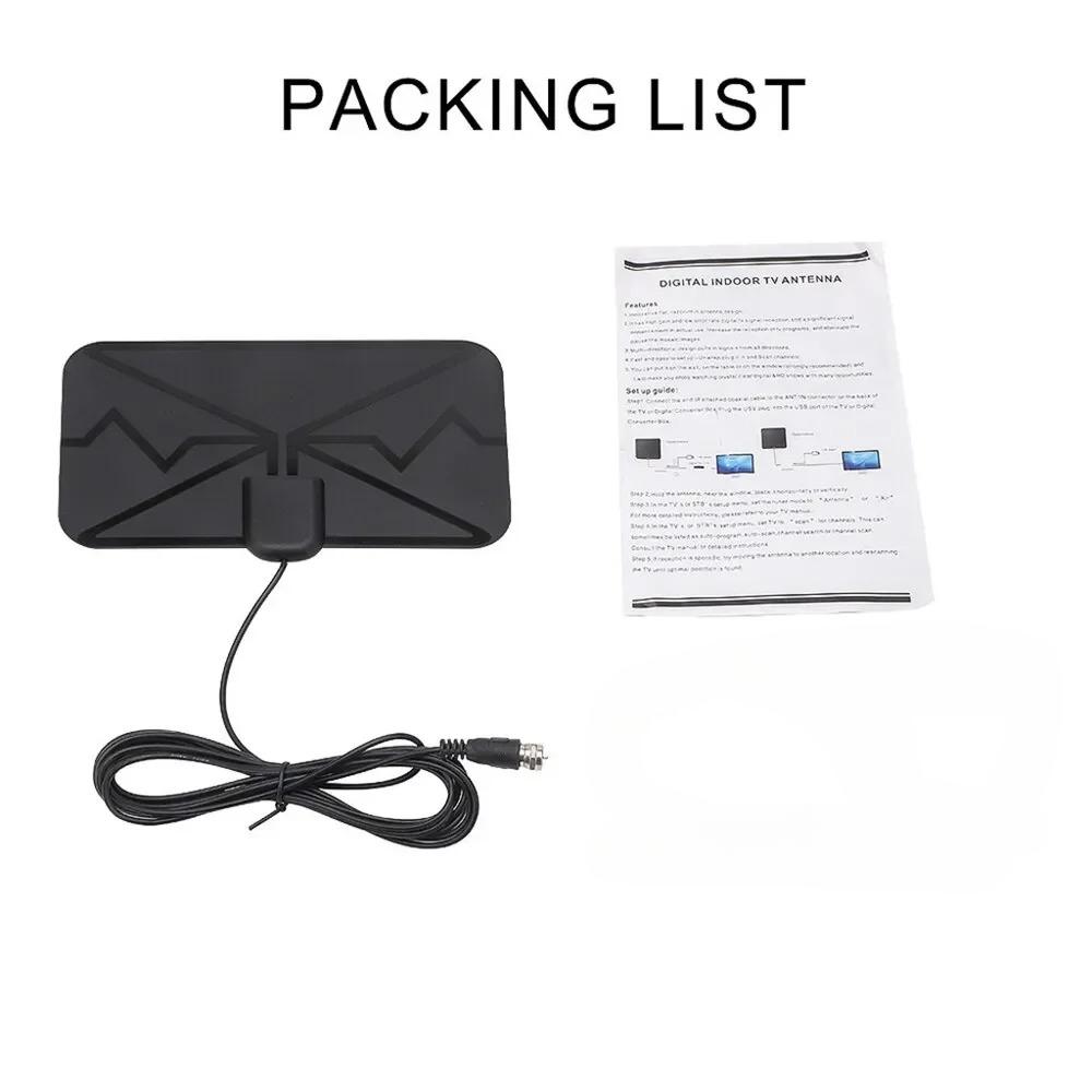 5000 Miles HD 8K 4K 1080P Indoor Digital TV Antenna 25DB HDTV Antena DVB-T DVB-T2 Cable TV Antena UHF VHF DTV Tv Antennas Aerial