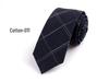 New Plaid Twill Cotton Tie: Men's Business Casual Korean Style for Weddings