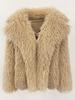 Женская короткая шуба в европейском и американском стиле - Осень/Зима Имитация рыжей овечьей шерсти