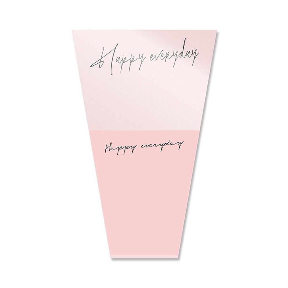 20pcs Pure Color Bouquet Packaging Bags Plastic Gift Bag Flower Packaging Bags Mother's Day