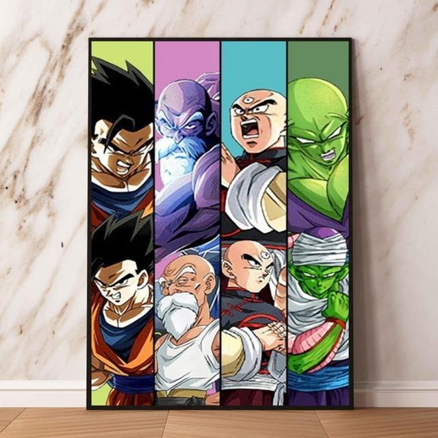 Картина персонажей аниме, бусины дракона, декоративные подарки Vegeta, классическое украшение современной гостиной