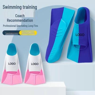 Силиконовые ласты для плавания Yellow Duck для детей и взрослых — короткие ласты для фристайла, профессиональных тренировок и дайвинга.