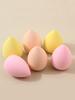 6 Pieces of Large Beauty Egg, Makeup Sponge Powder Puff, Soft and Highly Resilient Sponge Egg, Portable and Durable Makeup Tool