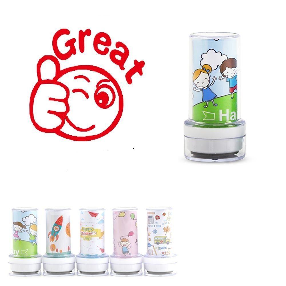 Toy Stamps Photosensitive Chapter Reward Seal Encouragement Teaching Stamp Commentary Stamp