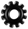 Power Plus Wheel Cockring Black - LoveToy - Flexible Cockrings