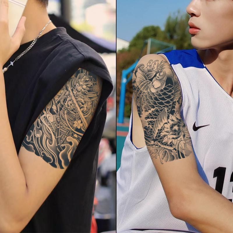 Водостойкие, долговечные наклейки-татуировки с изображением травяных цветов для мужчин и женщин — полуперманентные, неотражающие татуировки на руки и ноги