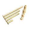 10pcs/9pcs Golden Golf Copper Brass Nails Plug Weights for .335 and .355 .370 Tip End Steel Club Shafts Fit Iron Wood