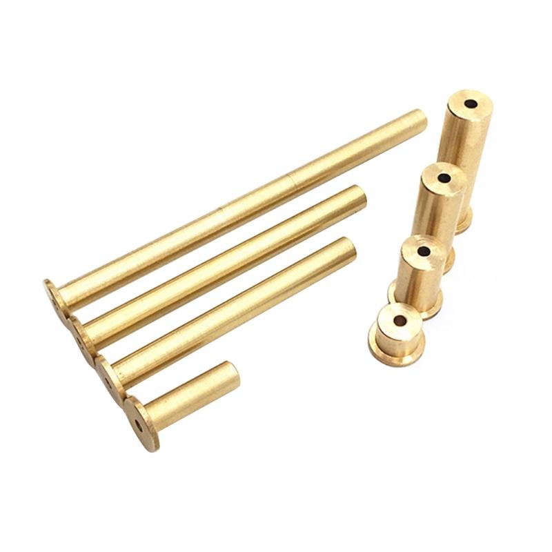 10pcs/9pcs Golden Golf Copper Brass Nails Plug Weights for .335 and .355 .370 Tip End Steel Club Shafts Fit Iron Wood
